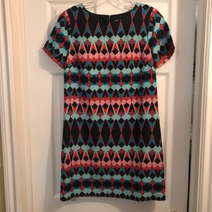 J.Crew Factory Grafic Printed Shift Dress